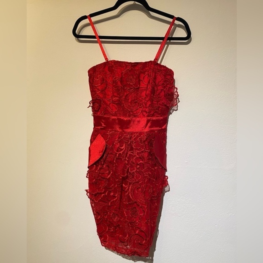 Lucy Paris Red Mini Dress